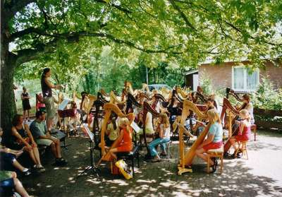 [Foto harpkamp concertje]